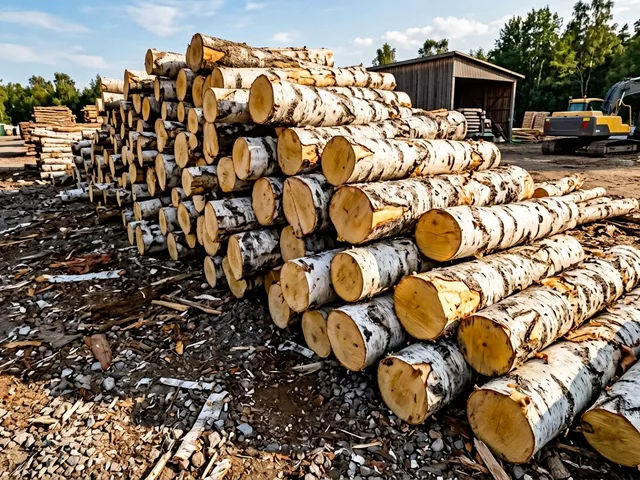 Кругляк берёзовый для распила — купить Газопроводе