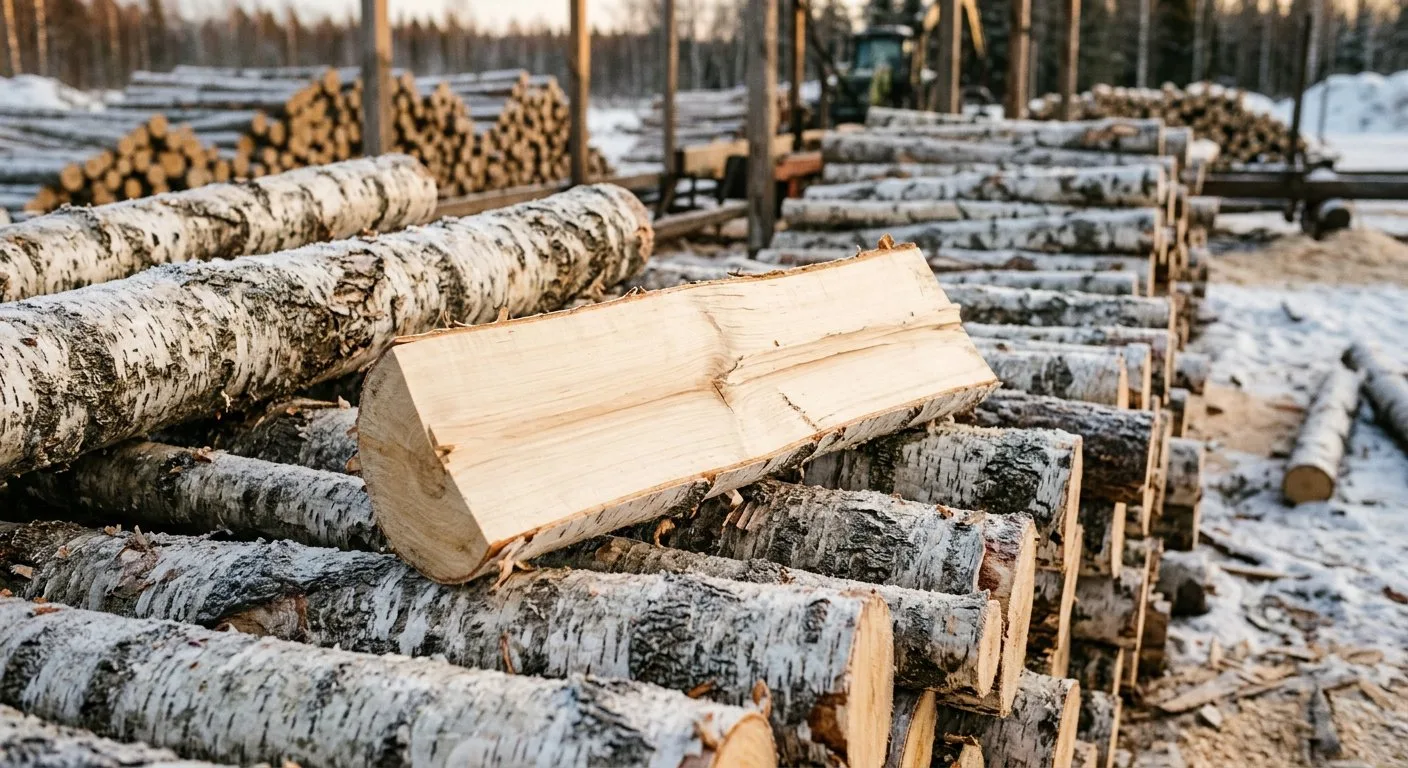 Отбор сырья дров в Газопроводе