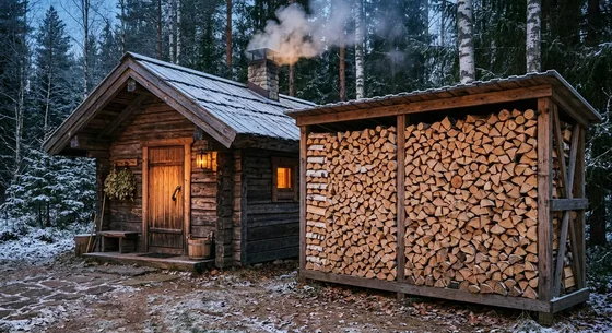 Укладка дров в Газопроводе, улица Дубовая, 48